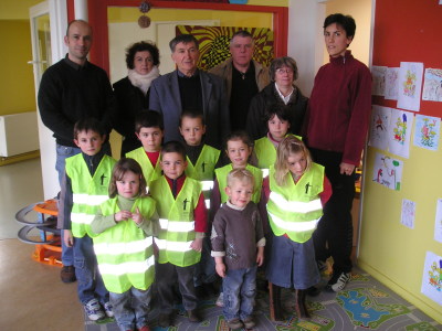 Remise de gilets à Lantic